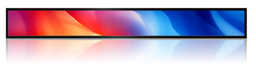 [DSN-STR-009] DigiSIGN Stretch Bar Signage 60 cm x 7 cm